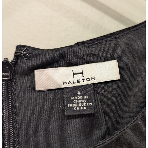 H by Halston Black Flutter Sleeve Maxi Dress Size 4 - Picture 3 of 8